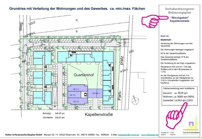 Grundriss Kapellenstraße