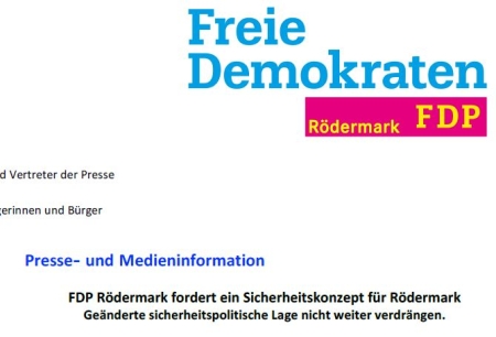 FDP Rödermark. Sicherheiztskonzept
